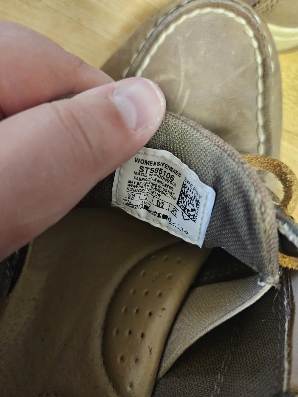 Sperry Brown Leather Boat Shoes